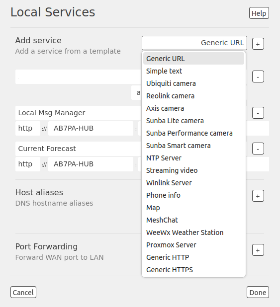 Admin Local Services