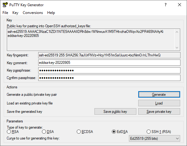 Admin SSH keys