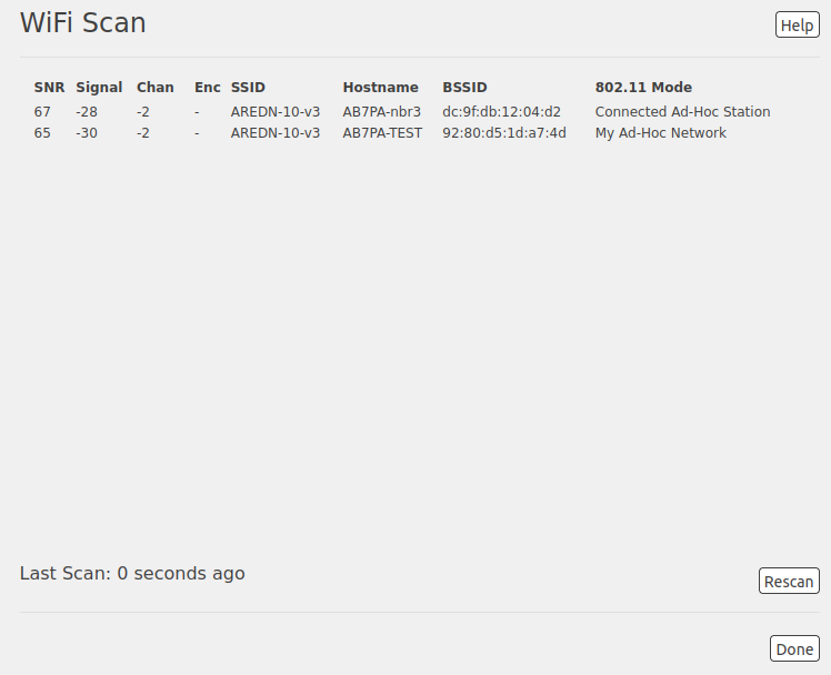 WiFi Scan