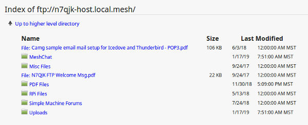 FTP Web Interface