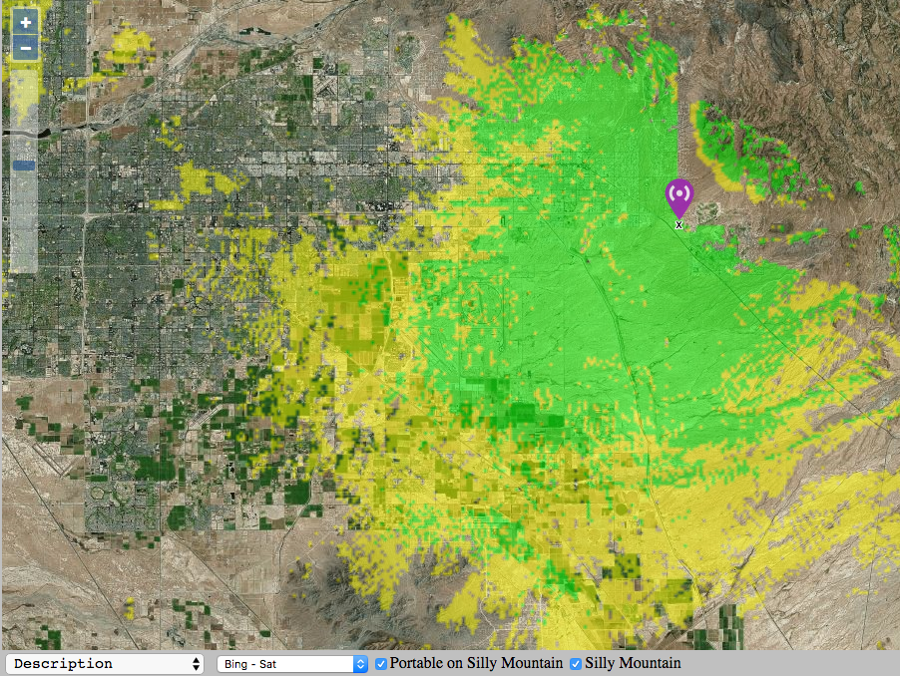 Radio Mobile Coverage Plot