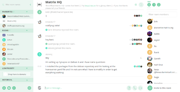 Matrix Chat Interface