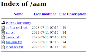 Local Alert Message Repository Content